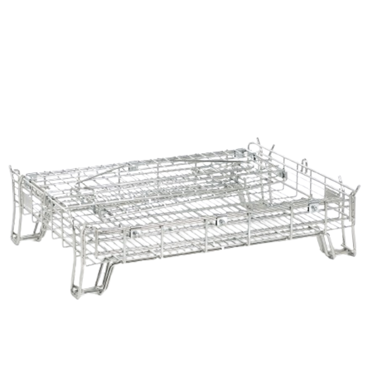 conteneur grillagé idéal pour stocker des bouteilles dans un espace restreint